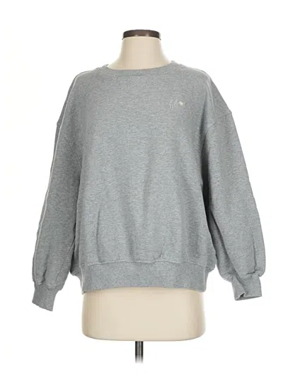 Pre-owned For Love & Lemons Sweatshirt In Gray