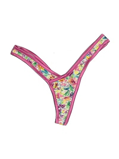 Pre-owned For Love & Lemons Swimsuit Bottoms In Pink
