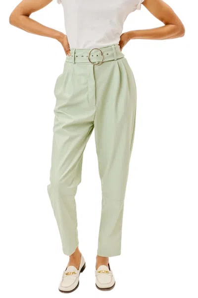 For Love & Lemons Talia Pant In Green