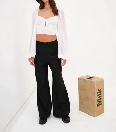 For Love & Lemons Trisha Crop Top In White
