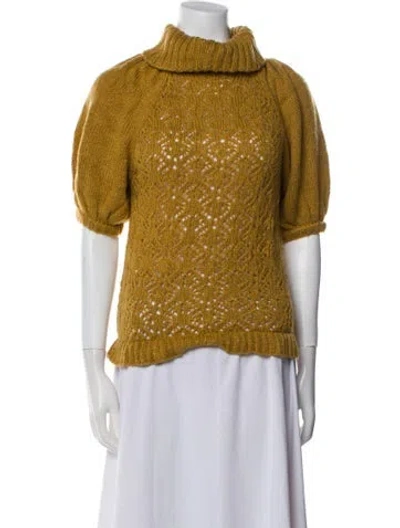 Pre-owned For Love & Lemons Turtleneck Sweater In Multi