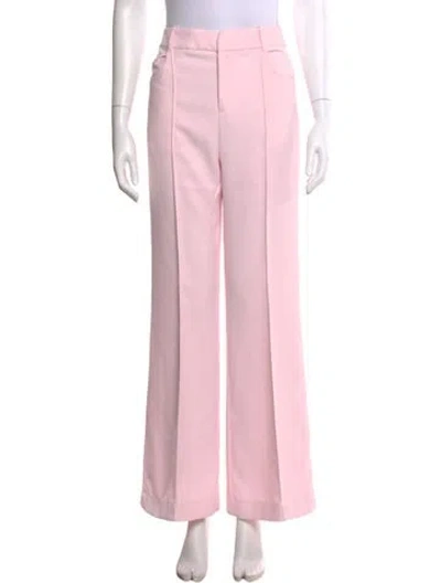 Pre-owned For Love & Lemons Wide Leg Pants In Pink