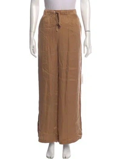 Pre-owned For Love & Lemons Wide Leg Pants W/ Tags In Neutral