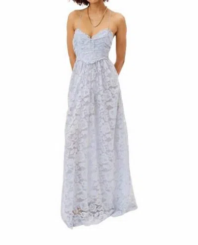 For Love & Lemons Women's Joelle Maxi Dress In Blue In Multi