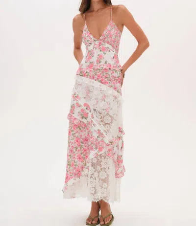 For Love & Lemons Women's Rosalyn Maxi Dress In Pink