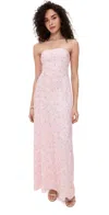 For Love & Lemons Carla Maxi Dress Pink