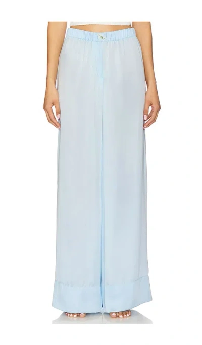 For Love & Lemons Everyday Pj Pant In Blue
