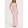 For Love & Lemons Carla Strapless Maxi Dress
