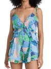 For Love & Lemons Juniper Romper In Blue In Blue