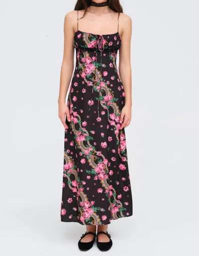 For Love & Lemons Justice Maxi Dress In Black