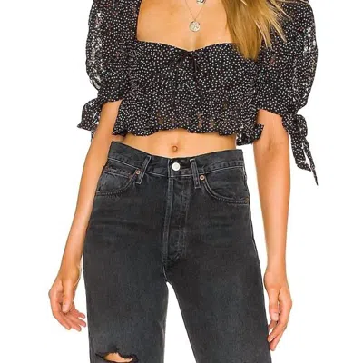 For Love & Lemons Leila Top In Black
