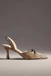 For Love & Lemons Lyana Slingback Heels In Multicolor