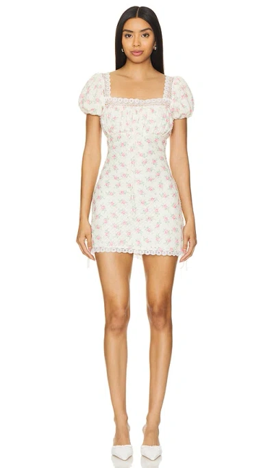 For Love & Lemons Maxine Mini Dress In 粉色