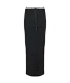 For Love & Lemons Mayfair Maxi Skirt In Black