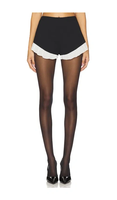 For Love & Lemons Noemie Short In Black