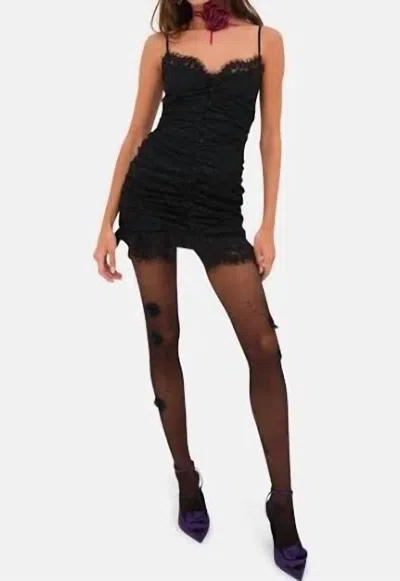 For Love & Lemons Samira Dress In Black