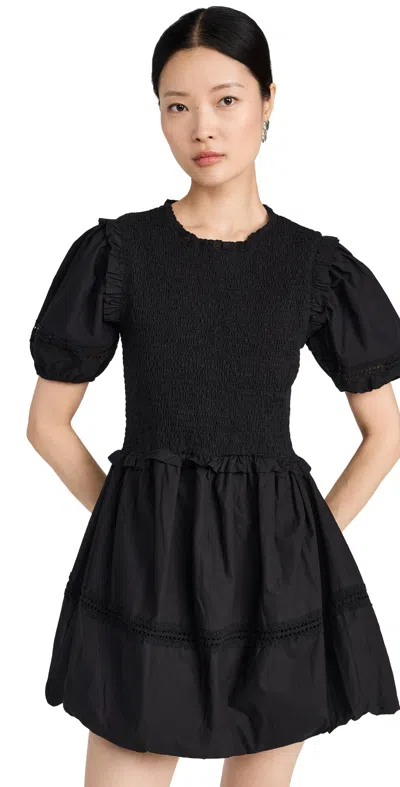 For Love & Lemons Sandy Mini Dress Black
