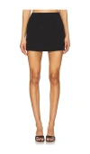 For Love & Lemons Shawna Mini Skirt In Black