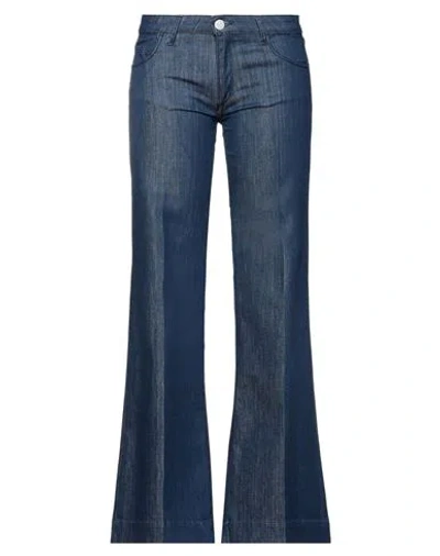 For Me And My Folks Woman Jeans Blue Size 30 Cotton, Elastane