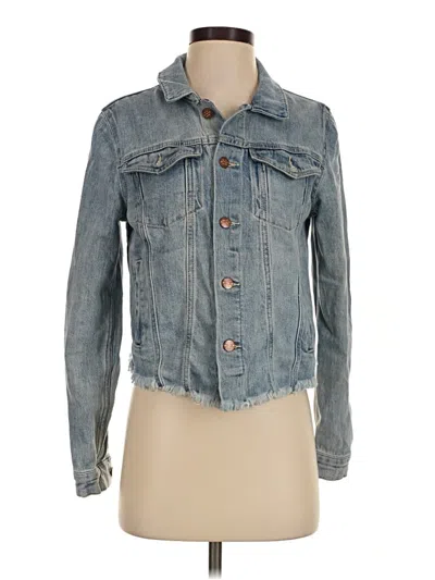Pre-owned For The Republic Denim Jacket In Blue