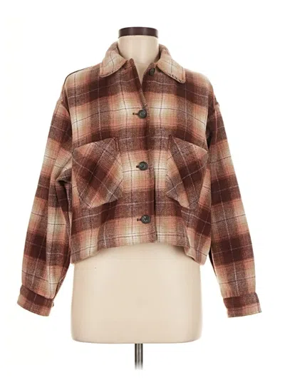 Pre-owned For The Republic Jacket In Brown