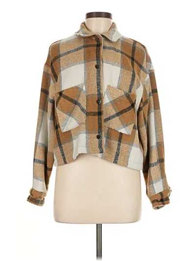 Pre-owned For The Republic Jacket In Brown