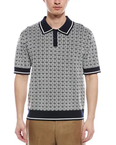 For The Republic Jacquard Polo Shirt