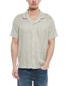 For The Republic Linen-blend Button Shirt