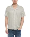 For The Republic Linen-blend Button Shirt