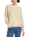 For The Republic Mock Neck Pullover In Neutral