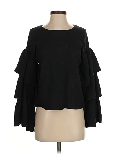 Pre-owned For The Republic Pullover Sweater In Black