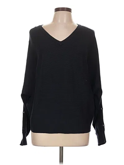 Pre-owned For The Republic Pullover Sweater In Black