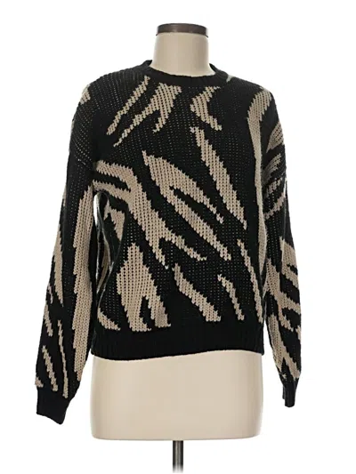 Pre-owned For The Republic Pullover Sweater In Black