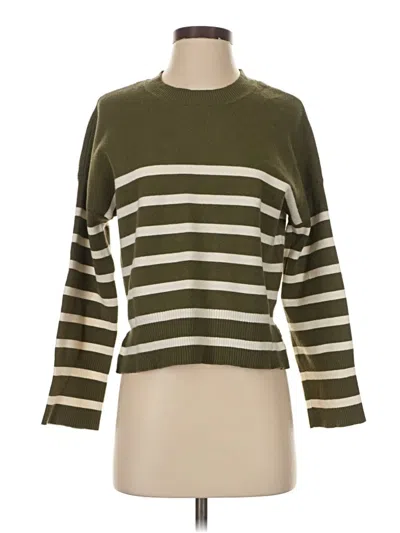 Pre-owned For The Republic Pullover Sweater In Green