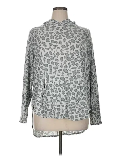 Pre-owned For The Republic Pullover Sweater In Silver