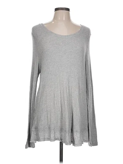 For The Republic Pullover Sweater In Silver