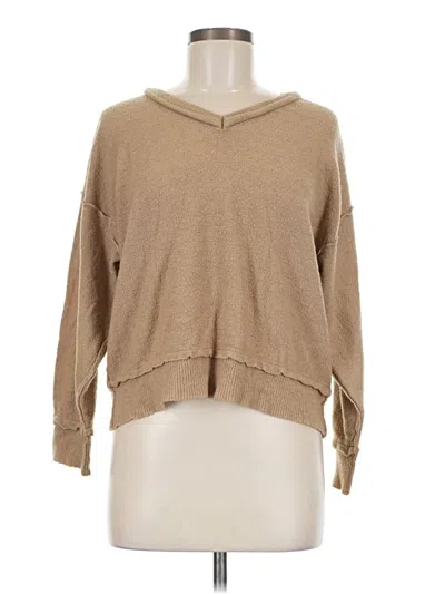 Pre-owned For The Republic Pullover Sweater In Tan