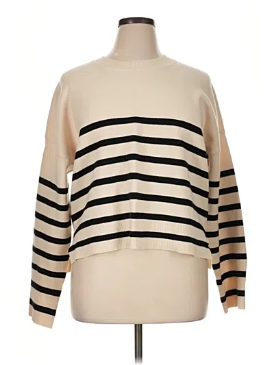 Pre-owned For The Republic Pullover Sweater In Tan