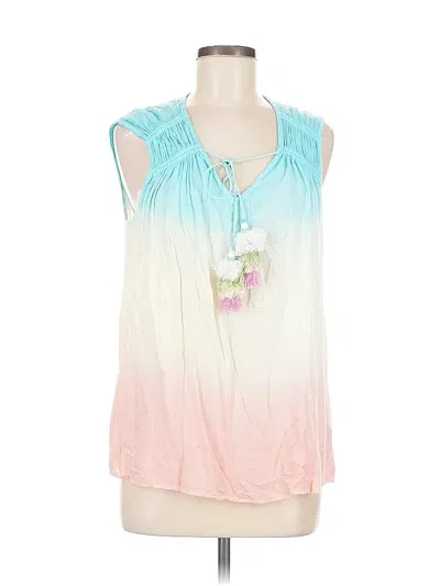 Pre-owned For The Republic Sleeveless Blouse In Pink