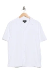 For The Republic Solid Camp Shirt In White