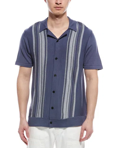For The Republic Stripe Camp Shirt