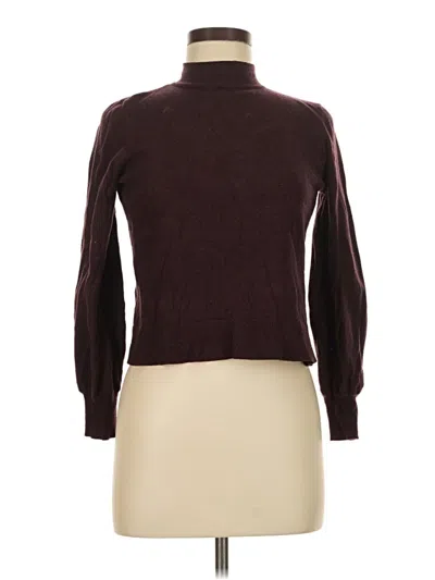 Pre-owned For The Republic Turtleneck Sweater In Burgundy