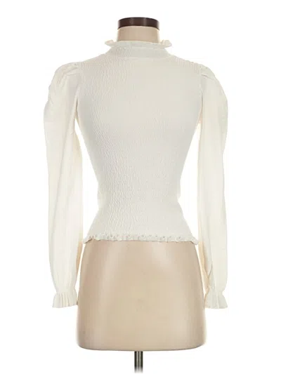 Pre-owned For The Republic Turtleneck Sweater In Ivory