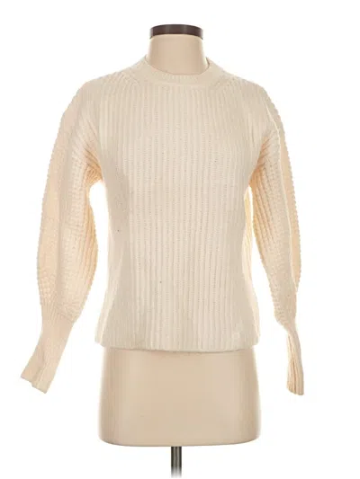 Pre-owned For The Republic Turtleneck Sweater In White