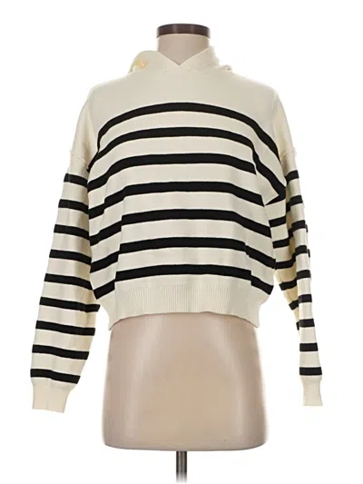 Pre-owned For The Republic Turtleneck Sweater In White