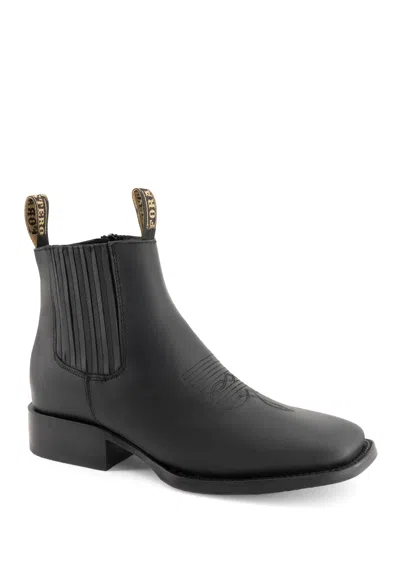 Forastero Men's Leather Boots In Black
