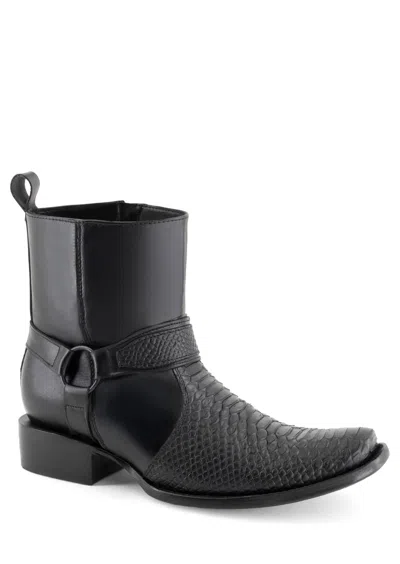 Forastero Men's Leather Boots In Grey