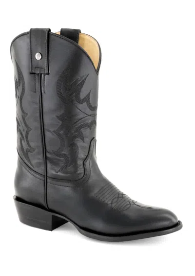 Forastero Men's Leather Cowboy Boots In Black