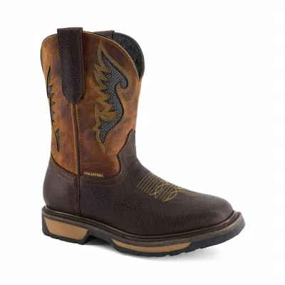 Forastero Men's Leather Western Boot In Brown In Black