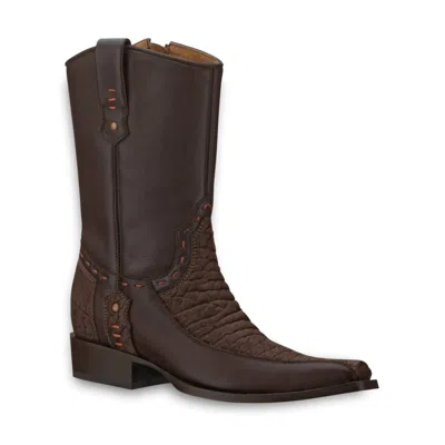 Forastero Men's Premium Leather Western Boots In Brown